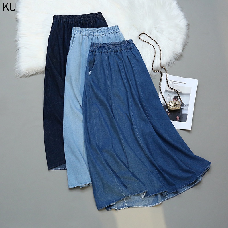 Chân Váy Denim Chữ a Lưng Cao Phong Cách Thời Trang Mới Năm 2023
