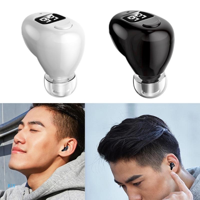 Tai Nghe Nhét Tai Mini Không Dây 5.2 Kèm Mic Phong Cách Thể Thao Chất Lượng Cao