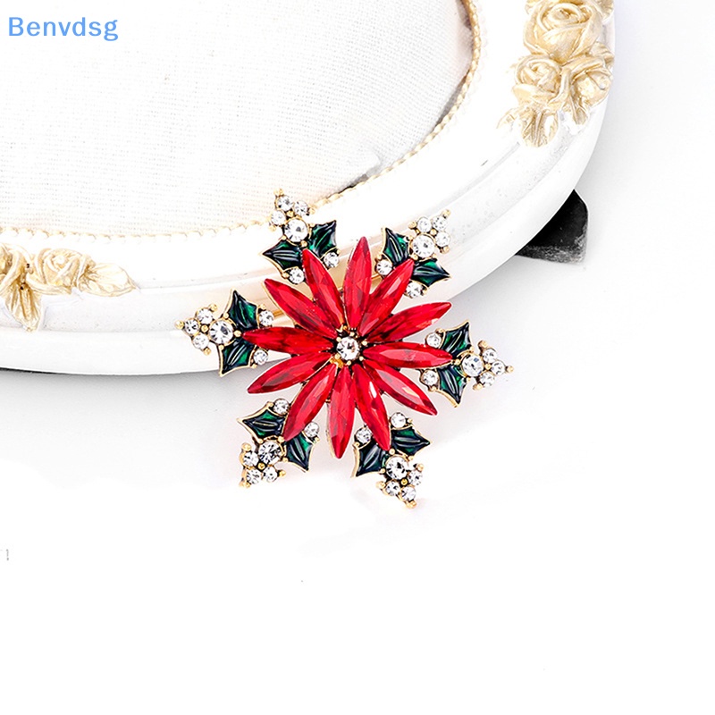 Ghim Cài Áo Hình Bông Tuyết Đính Đá Thời Trang Dành Cho Nữ