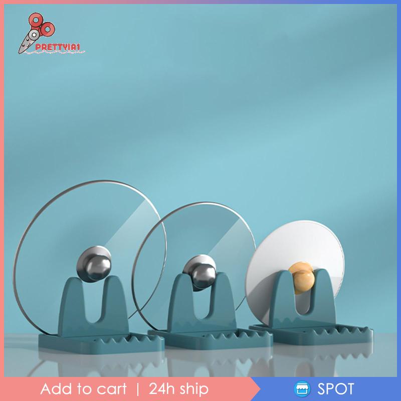 [Prettyia1] Giá Đỡ Muỗng / Nắp Nồi / Đũa Gấp Gọn Đa Năng