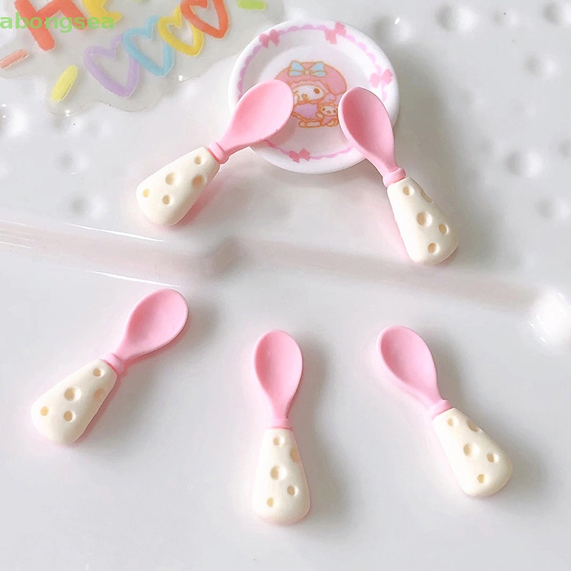 10 Muỗng Xúc Mini Trang Trí Nhà Búp Bê