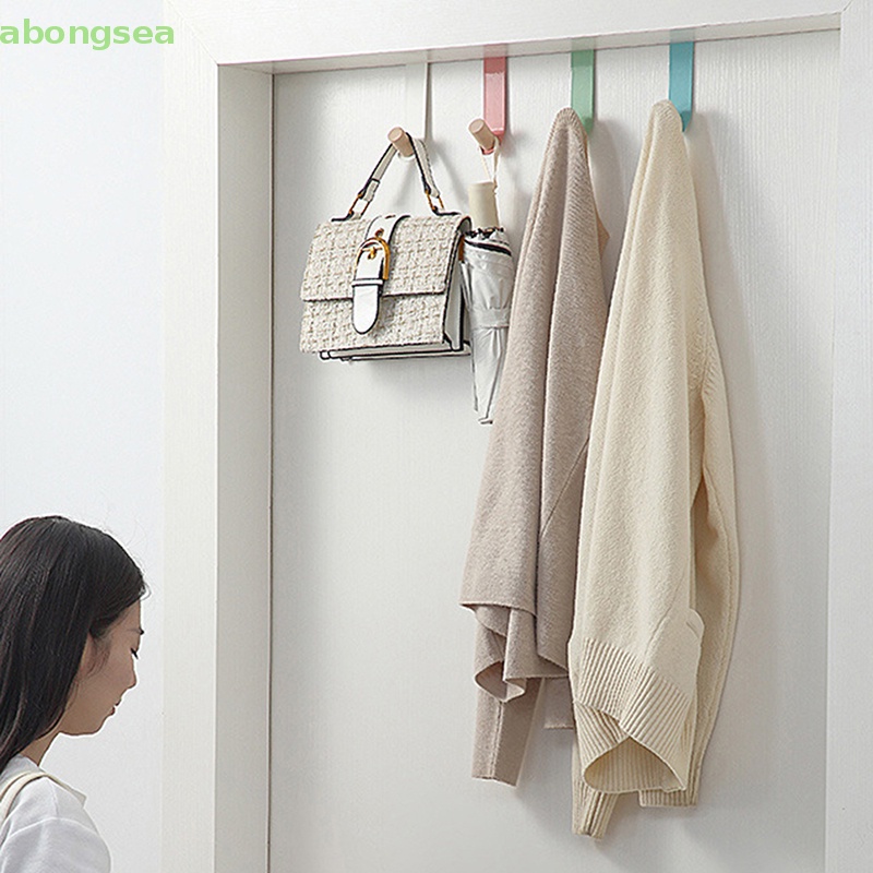 1 Móc Treo Đồ Bằng Thép Carbon Gắn Cửa Sau Lưng Tủ Tiện Dụng