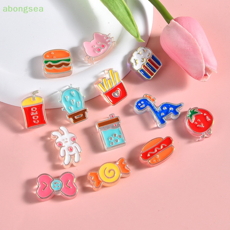Abongsea Set 10 Phụ Kiện Trang Trí Ốp Điện Thoại Diy Dễ Thương Xinh Xắn