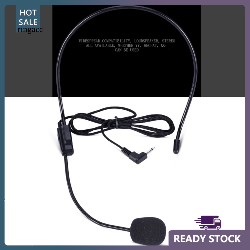 Micro Mini Gắn Đầu RGA Độ Nhạy Cao Giắc Cắm 3.5mm Thông Dụng Cho Giảng Dạy