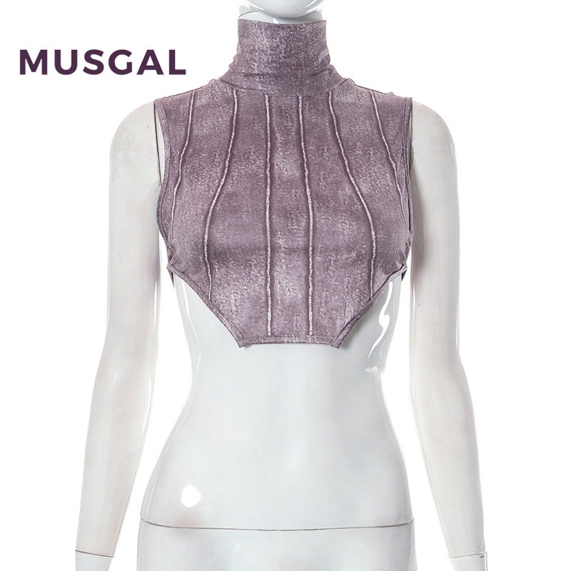 Áo Tank Top Sát Nách Cổ Tròn Nhuộm Màu Quyến Rũ Thời Trang 2023 Cho Nữ