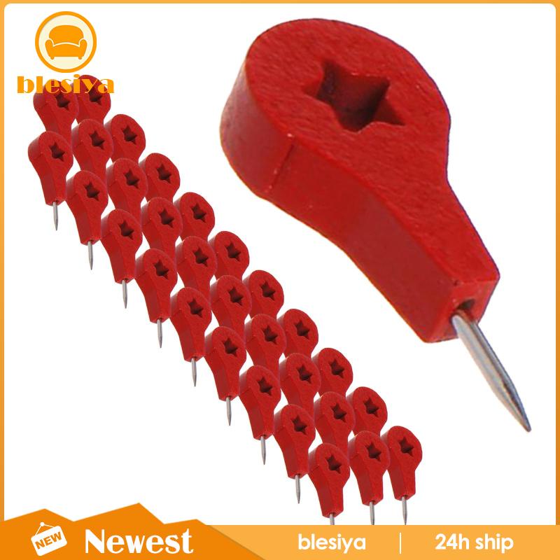 [Blesiya] Set 30 Nút Bần Nhấn Tay Cái Làm Thủ Công Gắn Tường Độc Đáo