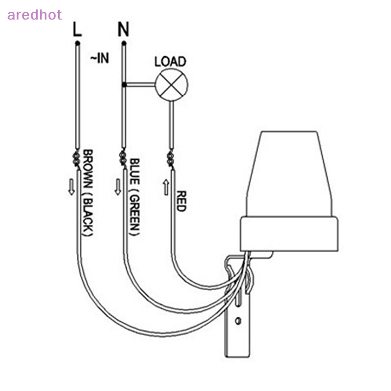 Công Tắc Điều Khiển Đèn Đường AS-22 DC AC 220V 10A Cảm Biến Chụp Ảnh Tự Động Tắt Mới
