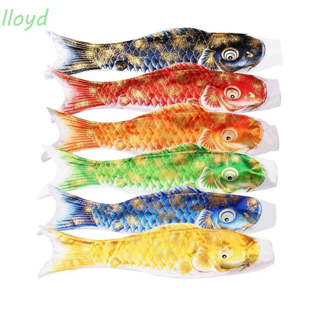 Lloyd Cờ Treo Tường Bằng Satin Nhiều Kích Cỡ Màu Đồng Hình Cá Chép Trang Trí Cá Chép