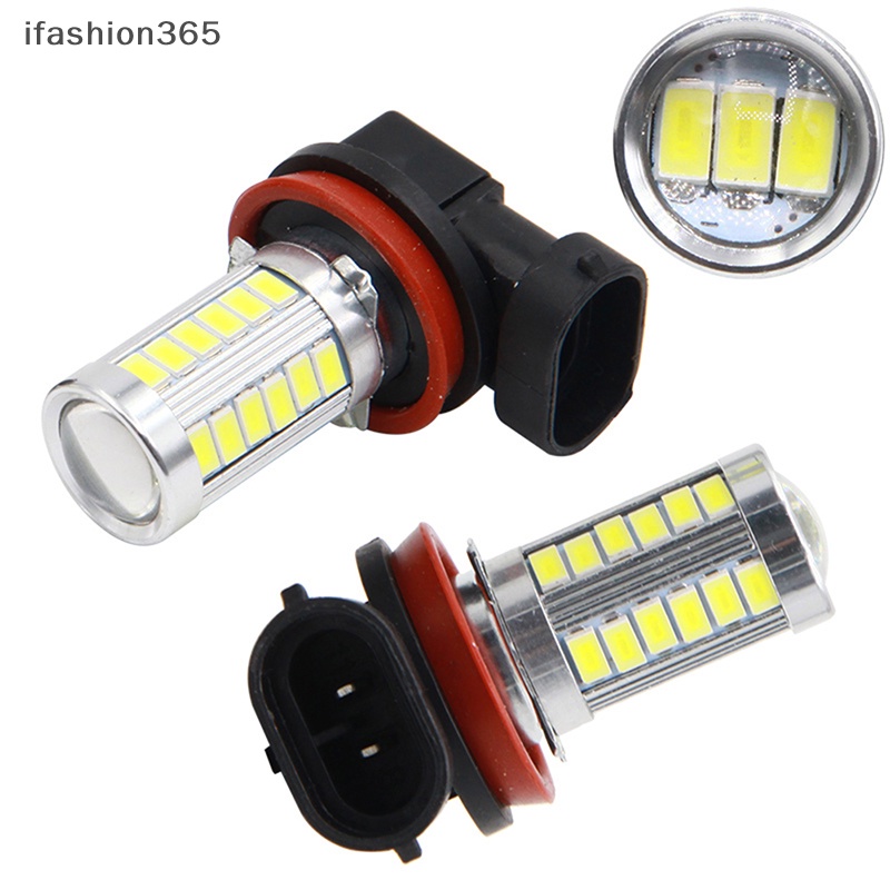 2 Bóng Đèn Pha Chống Sương Mù H8 H11 LED 9005 9006 5630 33SMD Cho Xe Hơi