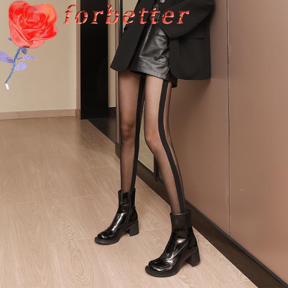 Vớ Nylon Lụa Đơn Giản Thoải Mái Chống Móc Rách Thoải Mái Cổ Điển Cho Nữ