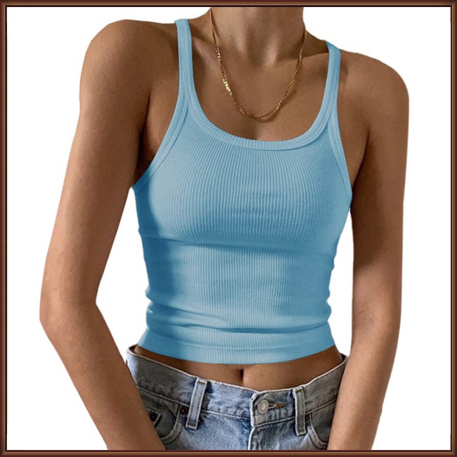 Áo Thun 95% Polyester 5% Mỏng Hở Rốn Phong Cách Âu Mỹ Thời Trang Mùa Thu Mới Cho Nữ