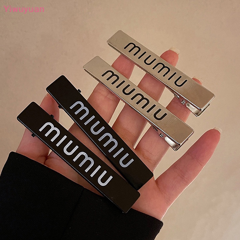 Kẹp Tóc Kim Loại Chữ Thời Trang Cho Nữ