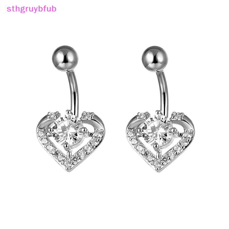 Khuyên RốN ĐíNh Đá BằNg ThéP Không Gỉ