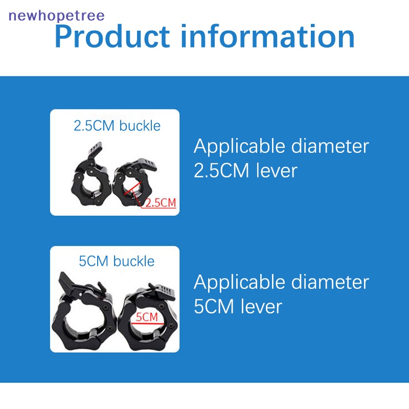 Kẹp Thanh Tạ 50mm Hỗ Trợ Luyện Tập Thể Hình Chuyên Nghiệp