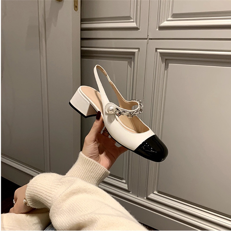 GIÀY CAO GÓT NỮ Pháp Giày búp bê giày lolita AB2444