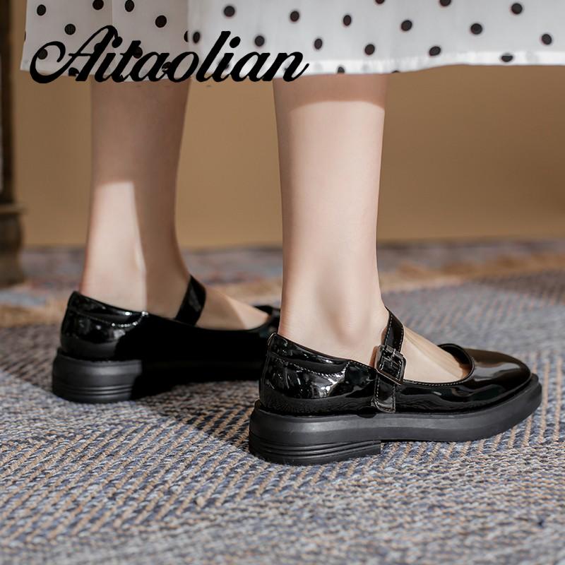 Giày Búp Bê Mũi Tròn Xinh Xắn Thời Trang Dành Cho Bé Gái