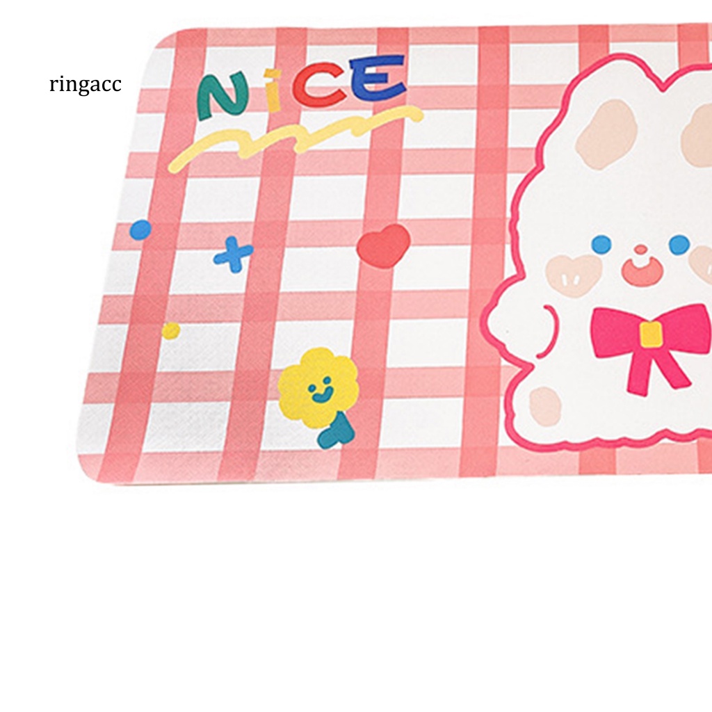 Tấm Lót Chuột &amp; Bàn Phím Bằng PVC Mềm Chống Nước In Hình Hoạt Hình Dễ Thương