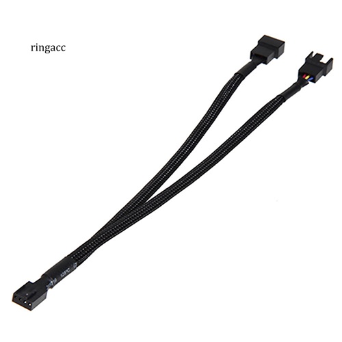 Bộ 4 Dây Cáp Chuyển Đổi 4Pin PWM Sang Dual PWM Cho Quạt Máy Tính