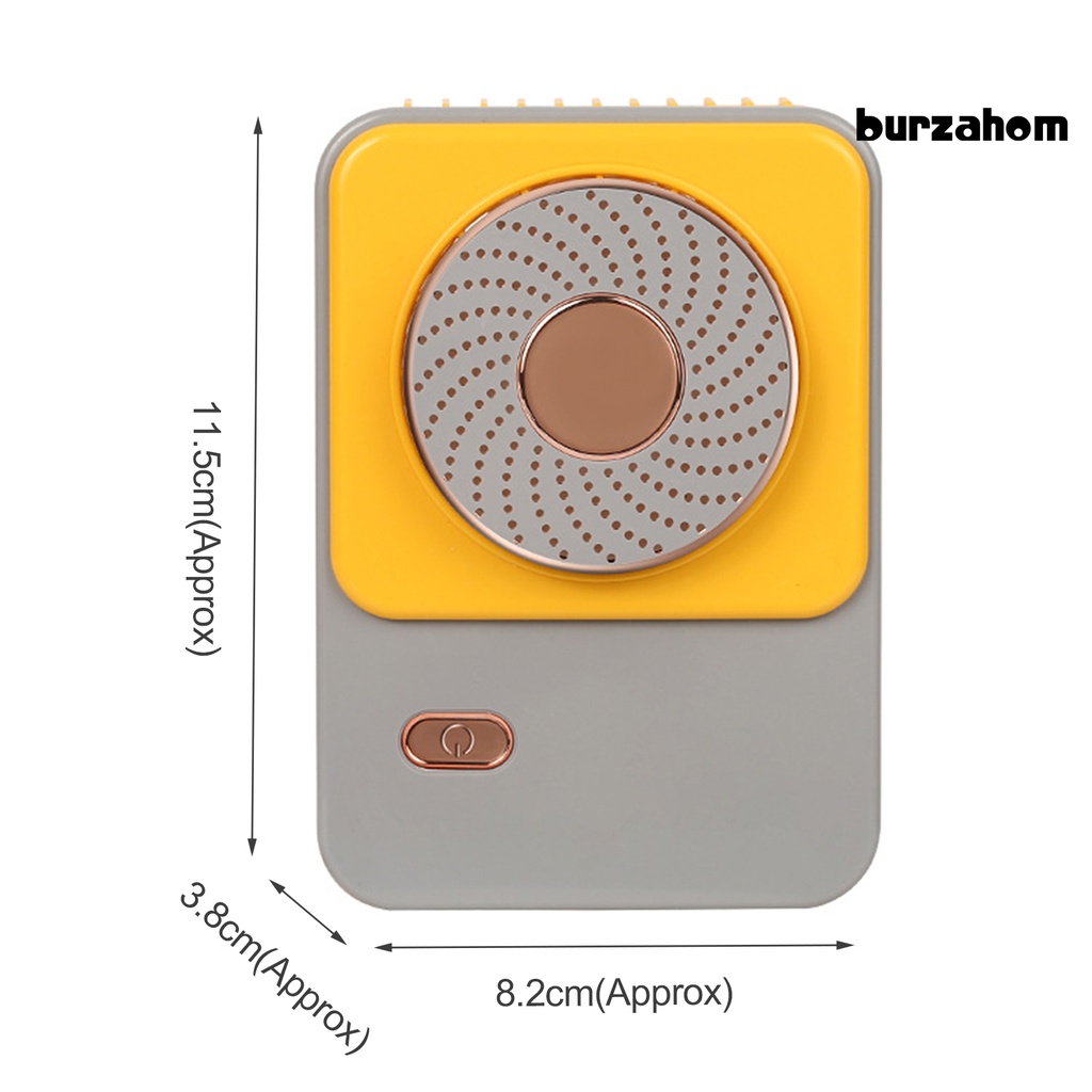 Quạt Mini 3 Tốc Độ Gió Sạc USB Có Dây Đeo Cổ Tiện Lợi Dành Cho Gia Đình