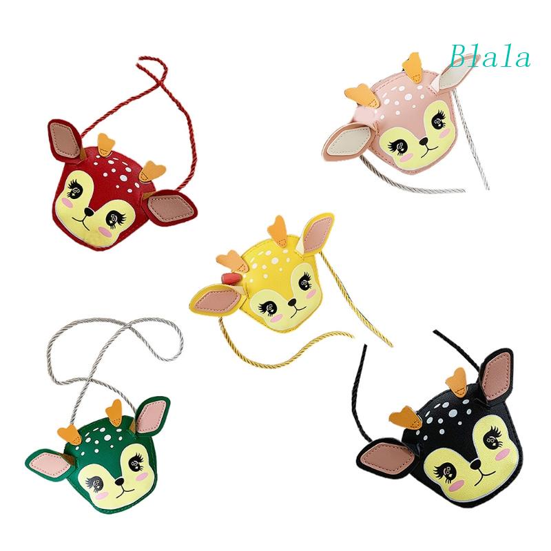 Túi Da Pu Đeo Chéo Mini In Họa Tiết Động Vật Hoạt Hình