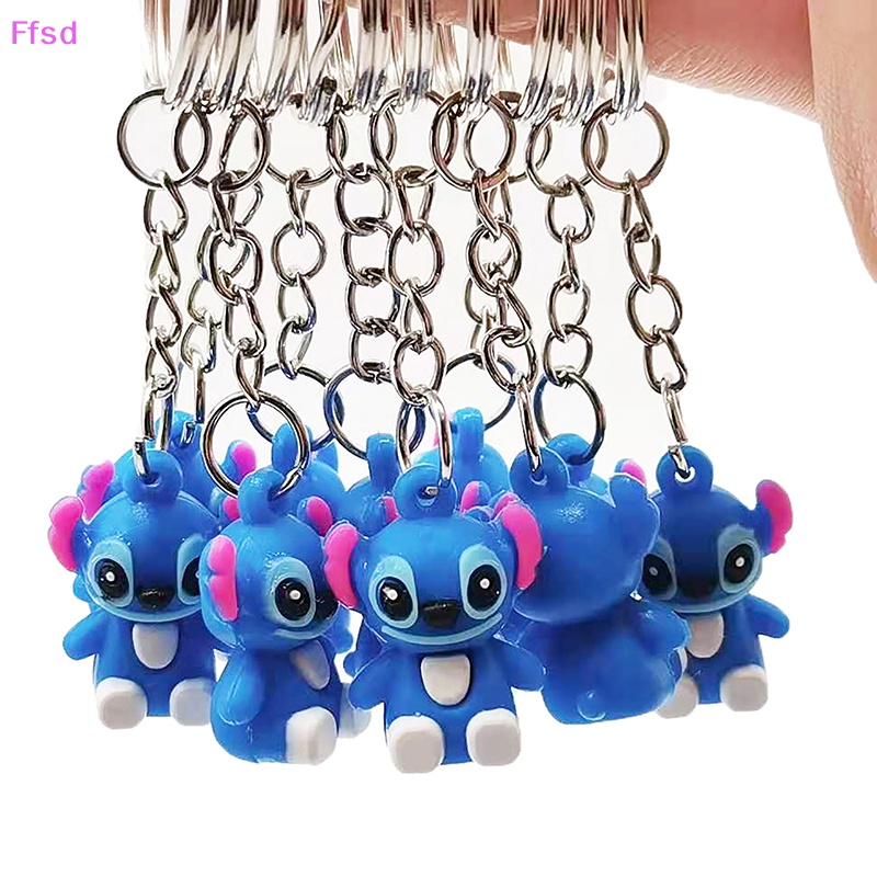 {Ffsd} Set 2 Móc Khóa Búp Bê Stitch Hoạt Hình Dễ Thương Cho Bé Trai Và Bé Gái * Bán Chạy