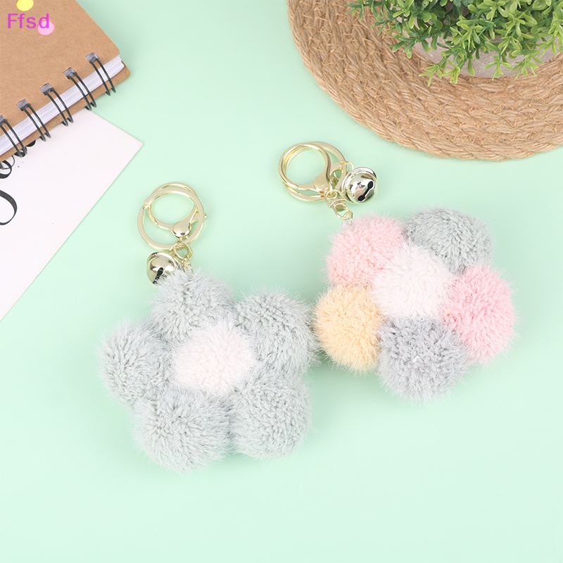 {Ffsd} Móc Chìa Khóa Bông Mềm Mại Đáng Yêu Có Móc Khóa Túi Xách * Bán Chạy