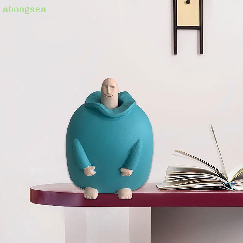 Abongsea Đồ Trang Trí Bàn Hình Mặt Cười Đeo Ngón Tay Giữa Đẹp Mắt