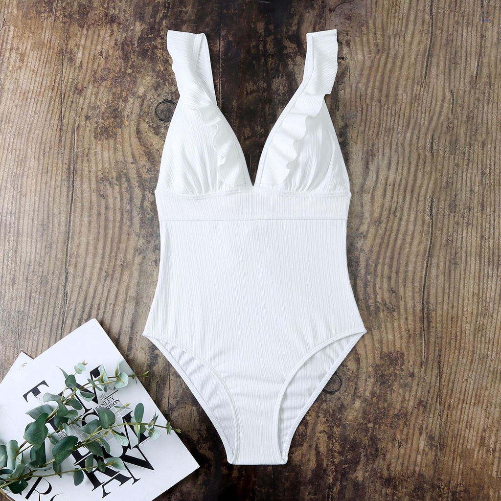 Bộ Đồ Bơi Một Mảnh Cổ Chữ V Hở Lưng Quyến Rũ Dành Cho Nữ