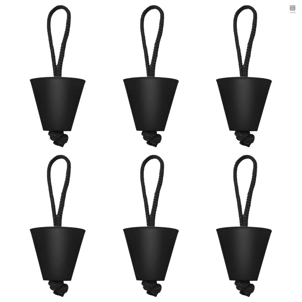 Set 6 / 8 Nút Chặn Bằng Silicone Dành Cho Thuyền Kayak