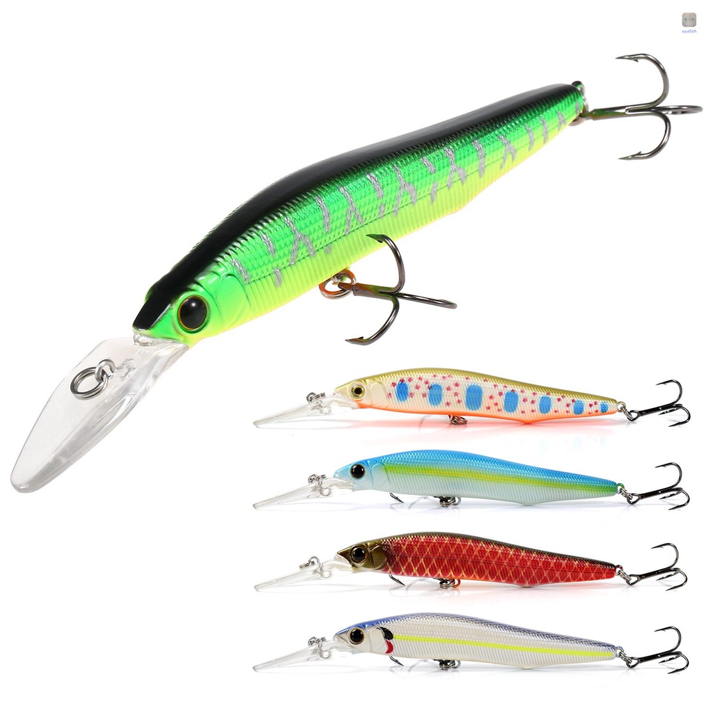 Mồi Câu Cá Giả Bằng Nhựa Cứng Mắt 3D Kích Thước 14cm 14g