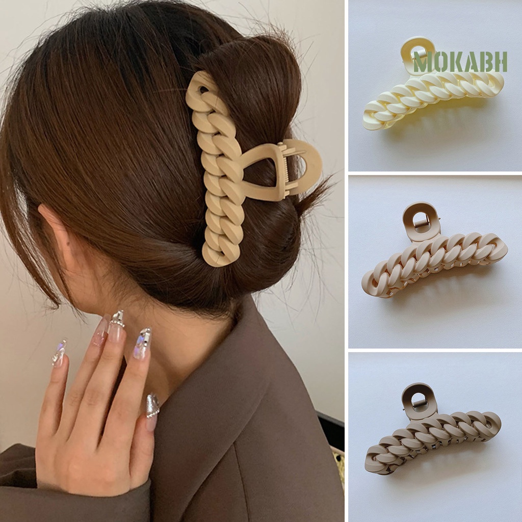 Kẹp Tóc Dạng Xoắn Co Giãn Tốt Chống Trượt Màu Sắc Xinh Xắn