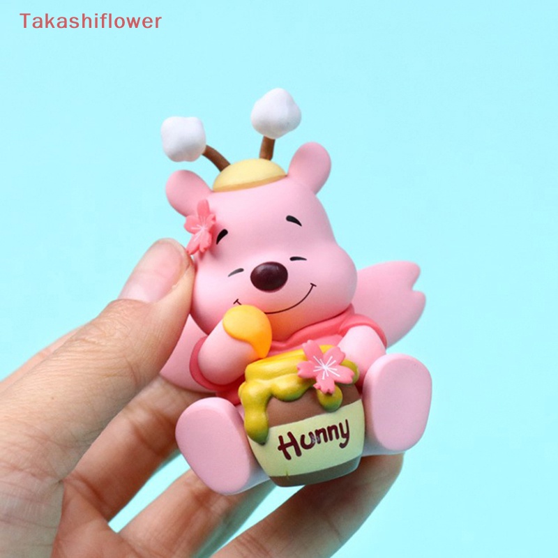 Set 6 Mô Hình Nhân Vật Hoạt Hình Winnie The Pooh Piglet Eeyore Dễ Thương