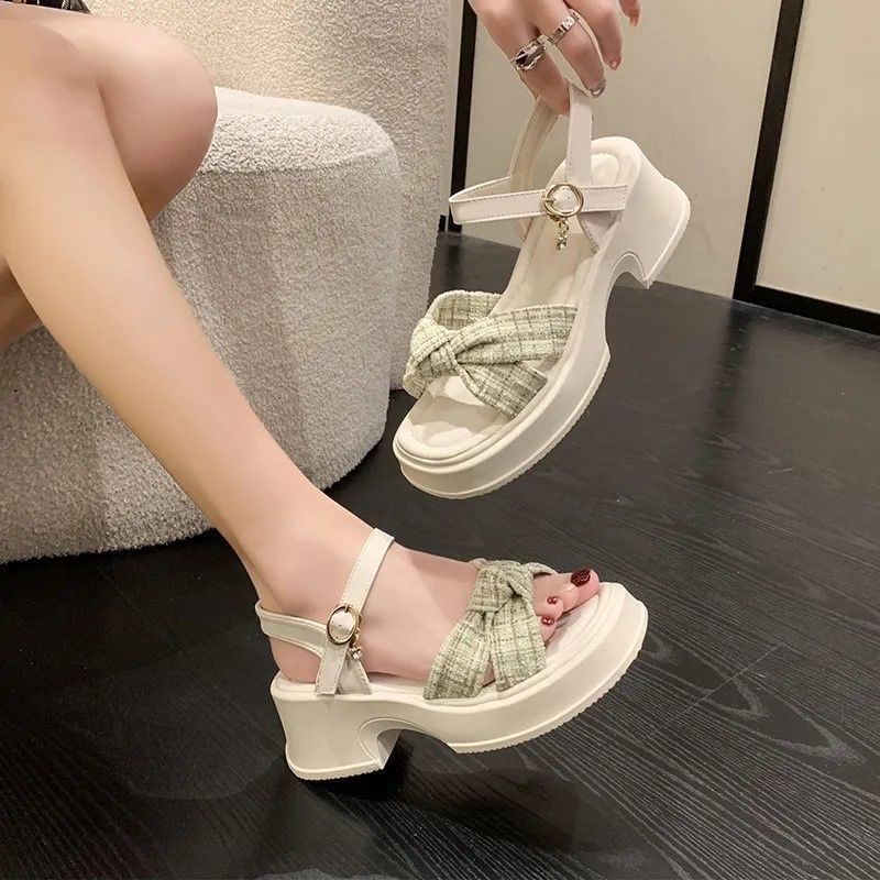 Giày Sandal Mary Jane Đế Dày Size Lớn 52CJ Dành Cho Nữ