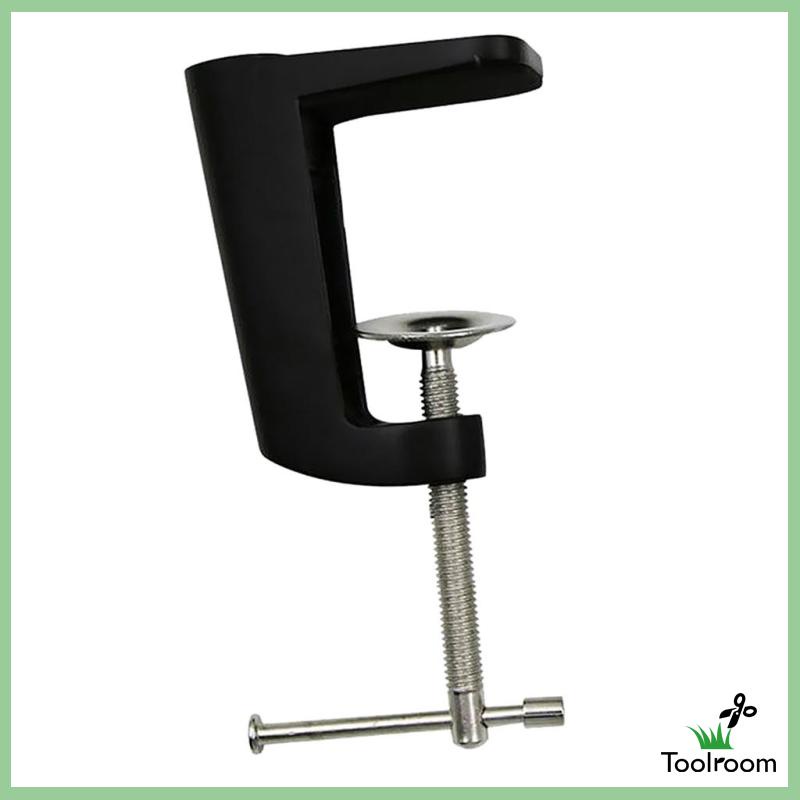 Giá Đỡ Kẹp Đèn Bàn Bằng Kim Loại Màu Trắng Có Thể Điều Chỉnh