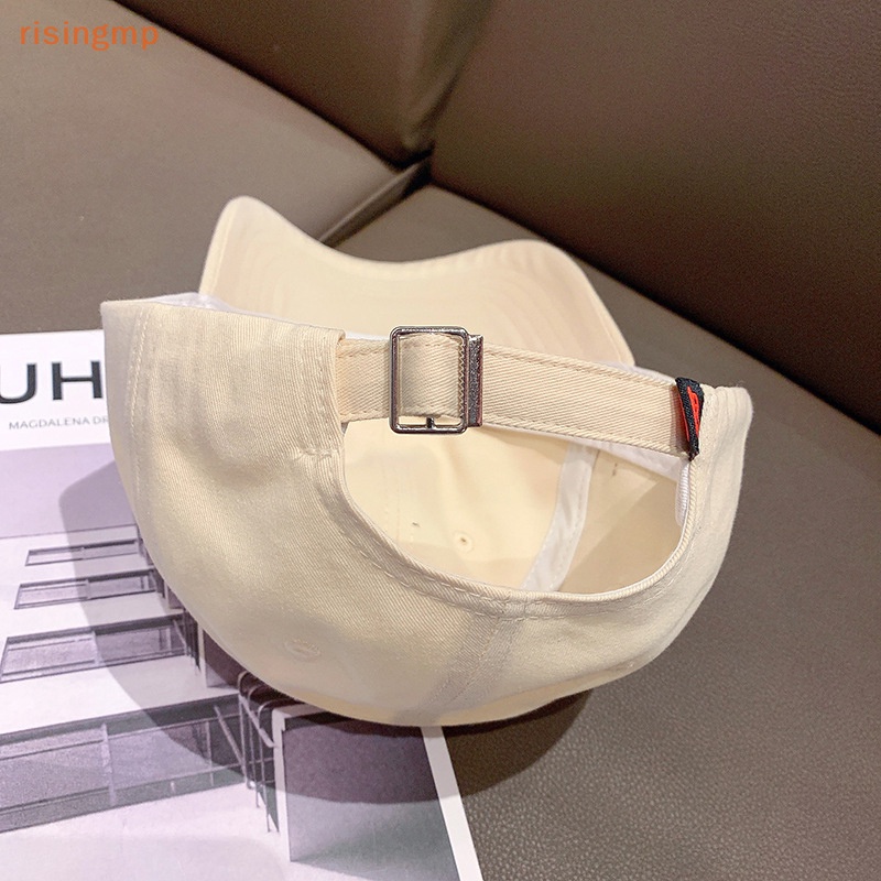 [risingmp] Mũ Lưỡi Trai Cotton Nhiều Màu Sắc Chống Nắng Dễ Phối Đồ Thời Trang Phong Cách Ins Xu Hướng Mùa Hè Unisex