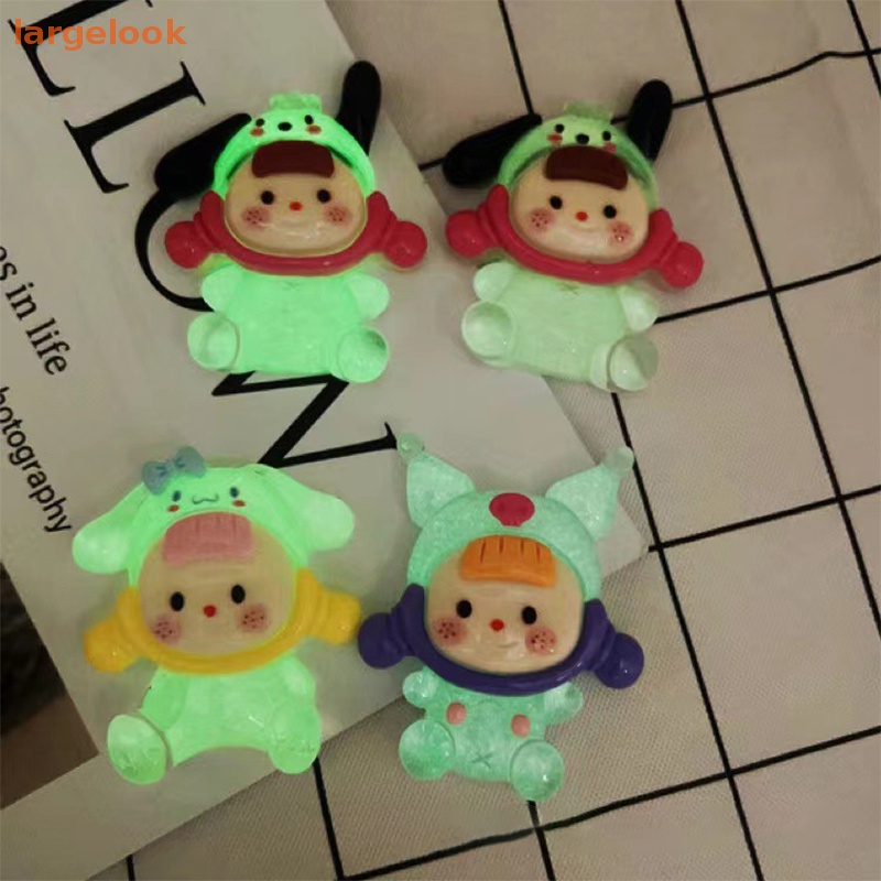 1 Kẹp Tóc Nhựa Resin Phát Quang Hình Dorami Đáng Yêu DIY
