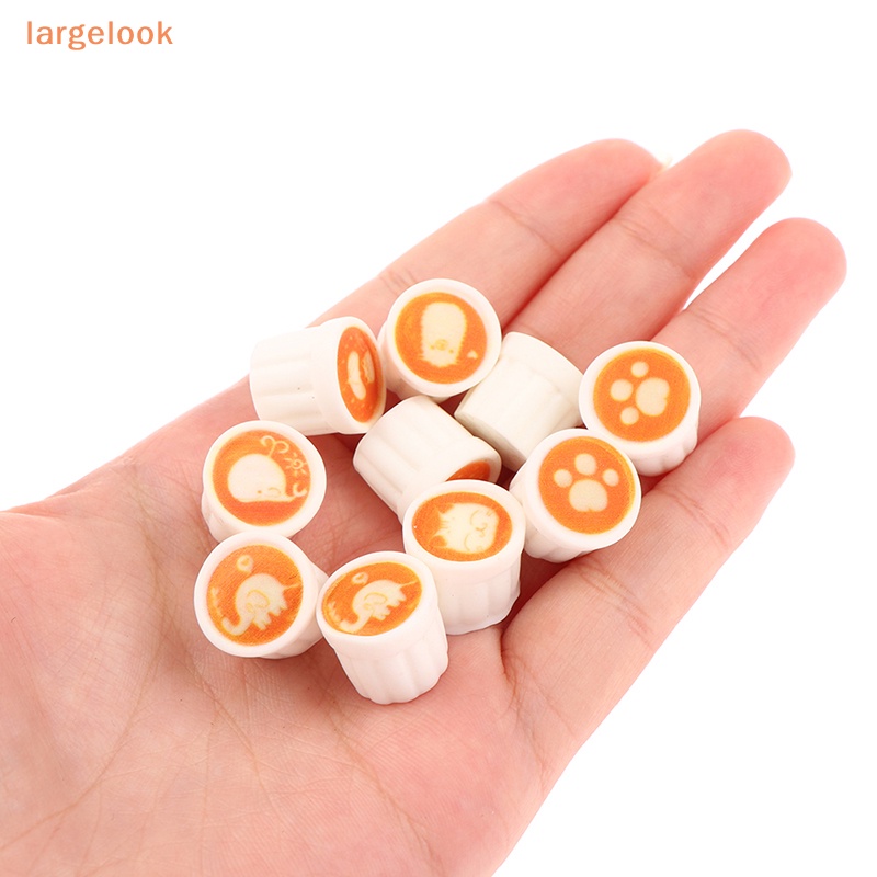 Set 10 Ly Cà Phê Mini Tỉ Lệ 1: 12 Dùng Trang Trí Nhà Búp Bê