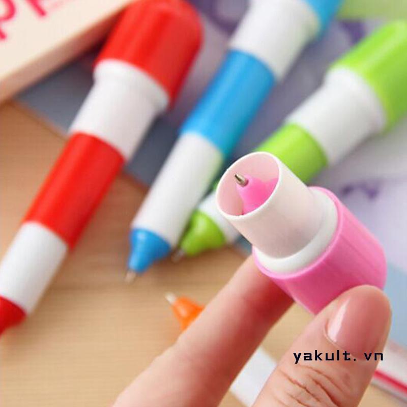 yakult Bút bi hình viên thuốc,bút cute_bút bi mực xanh