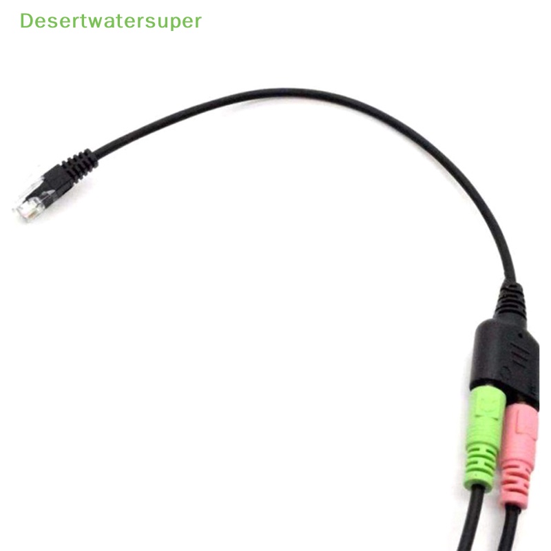 Dây Cáp Chuyển Đổi Hai Đầu 3.5MM Sang RJ9 Cho Máy Tính / Điện Thoại RJ-9