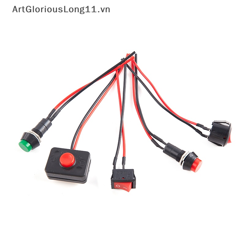 Công Tắc Nút Nhấn Tròn Mini Chống Thấm Nước Chuyên Dụng Cho Tàu Thuyền