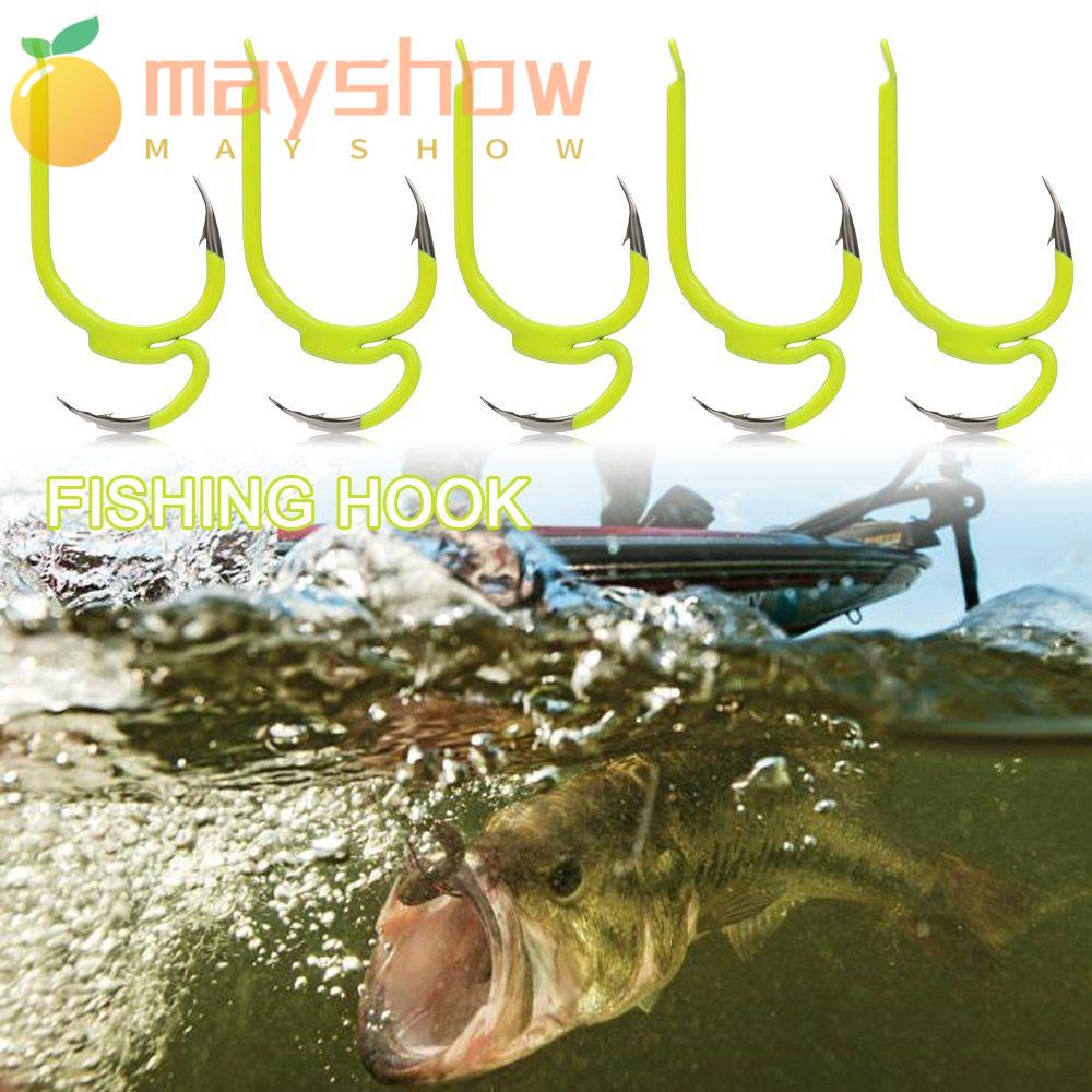 Set 10 Lưỡi Câu Cá Bằng Thép Cacbon Chất Lượng Cao