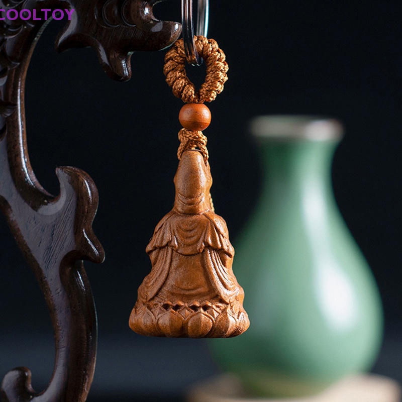 Cooltoy Mahogany Móc Chìa Khóa Khắc Ba Chiều Quà Tặng Trang Sức Cho Nam Và Nữ