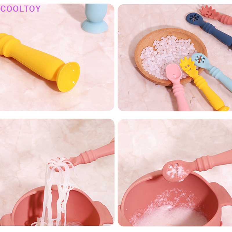 Cooltoy Bộ 3 Muỗng Tập Ăn Dặm Cho Bé Dễ Thương
