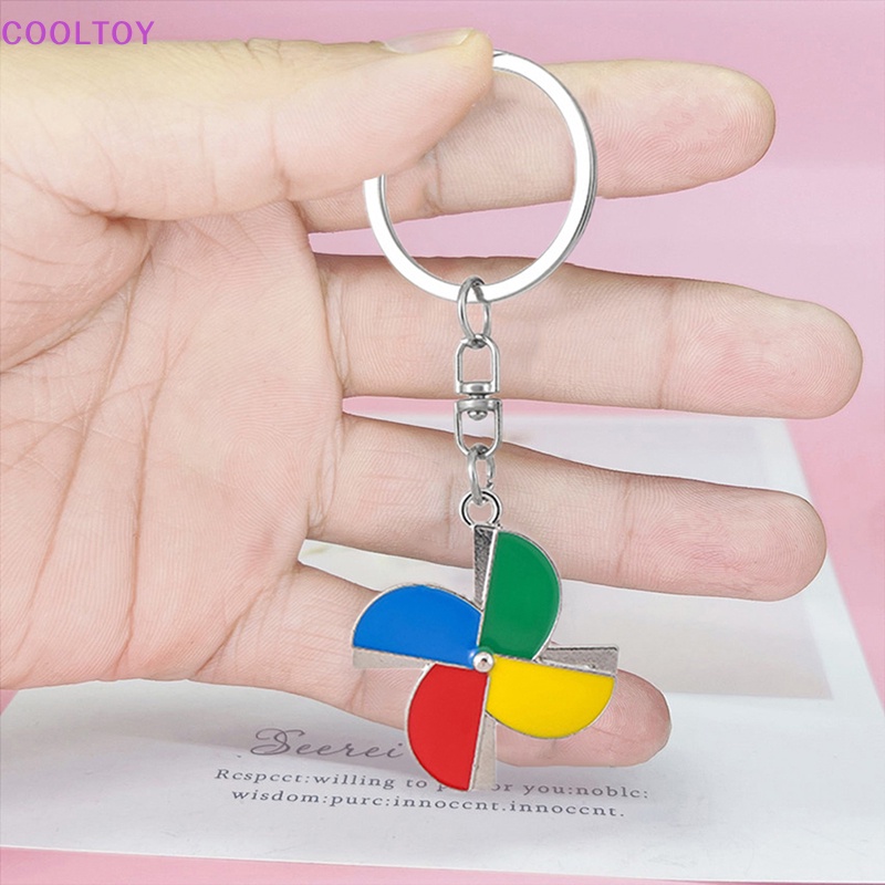 Cooltoy Móc Khóa Hình Cối Xay Gió Nhiều Màu Sắc Giải Tỏa Căng Thẳng Cho Túi Xách / Xe Hơi