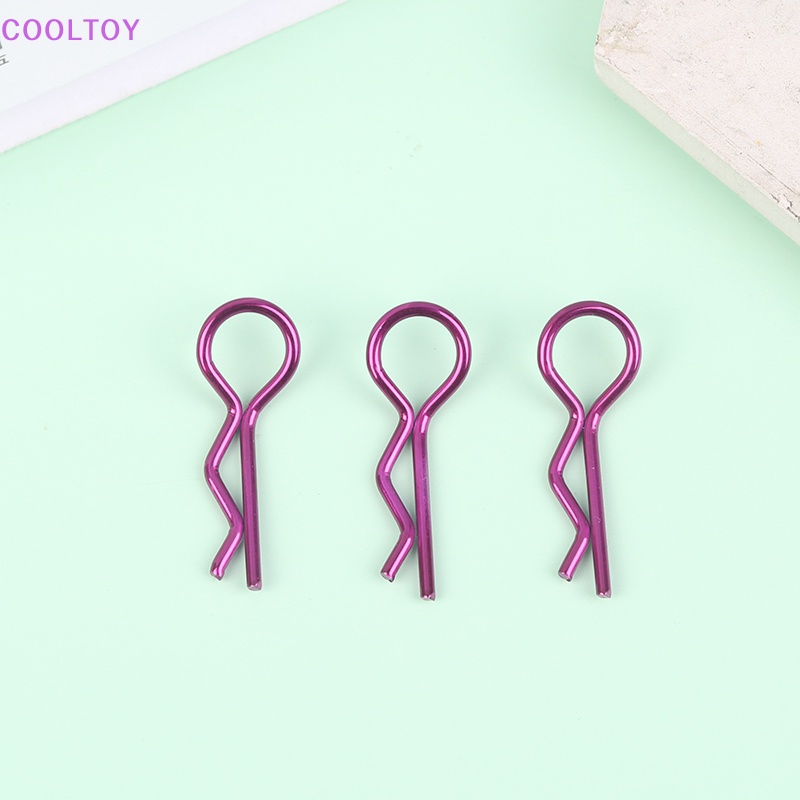 Set 10 Kẹp Kim Loại Cho Xe Đồ Chơi SCX10 Wraith TRX4 TRX6 HSP