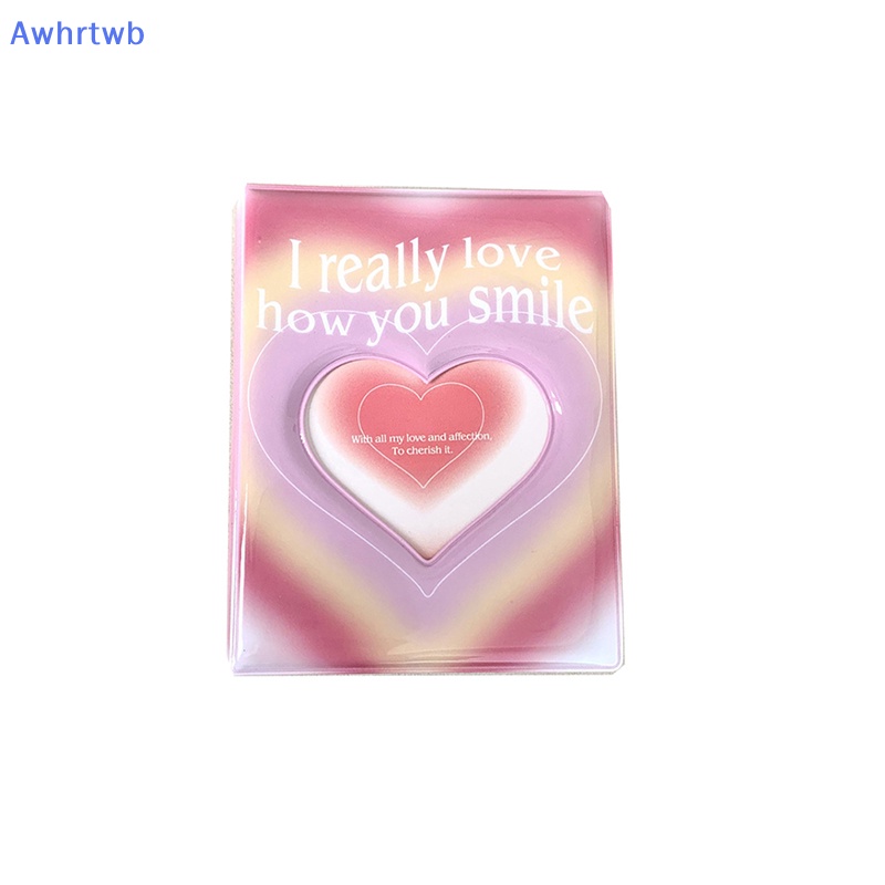 Album Ảnh 3 Inch Hình Trái Tim Phong Cách Hàn Quốc Mới