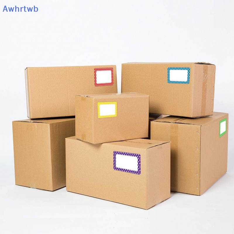 Set 150-300 Nhãn Dán Ghi Tên Hình Chữ Nhật Nhiều Màu Mới