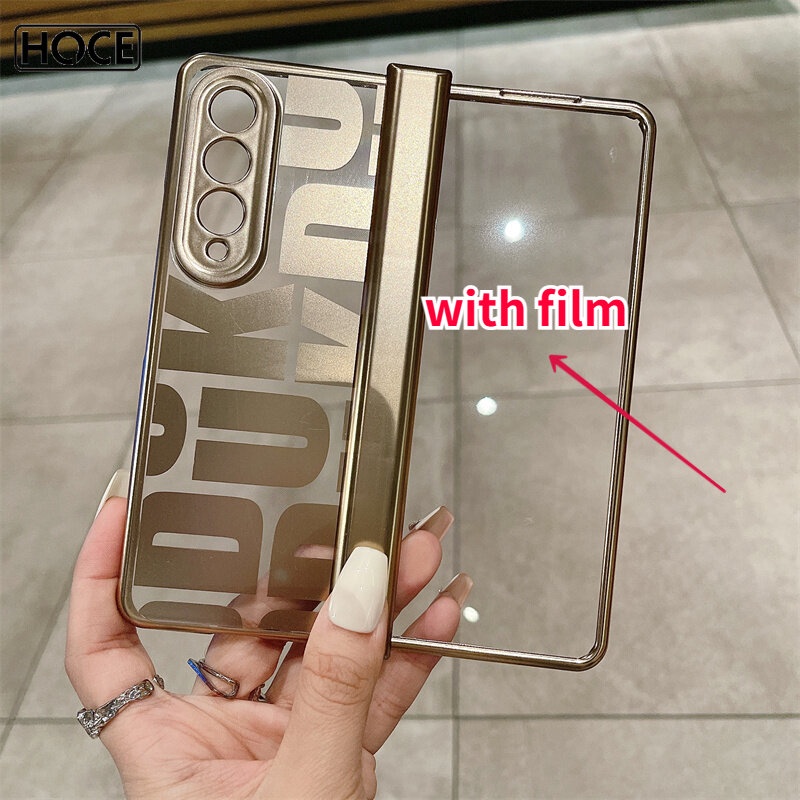 HOCE Ốp Điện Thoại Chống Sốc 3 Trong 1 Sang Trọng Cho Samsung Galaxy Z Fold 4 Fold 3