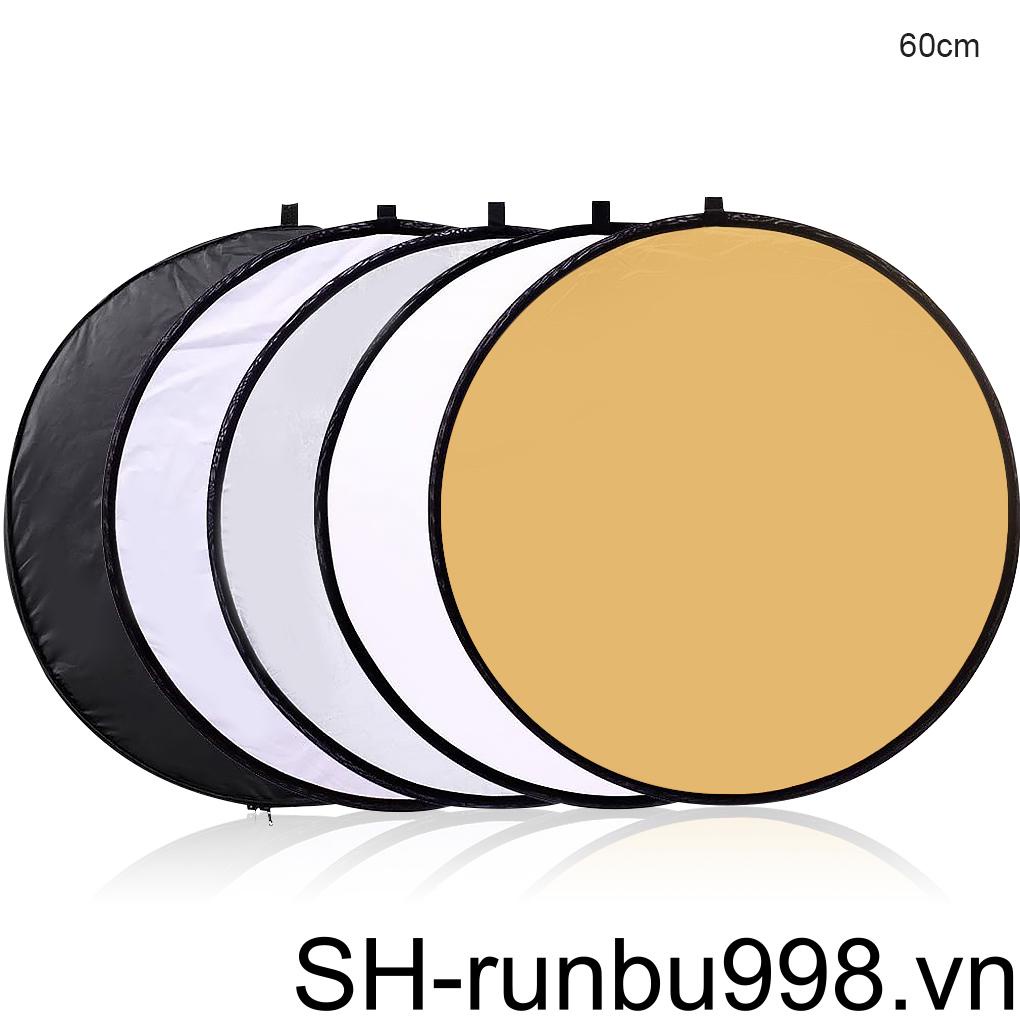 Bảng Đèn Phản Quang 5 Trong 1 80cm Có Thể Gập Lại Hỗ Trợ Chụp Ảnh Chân Dung / Phát Trực