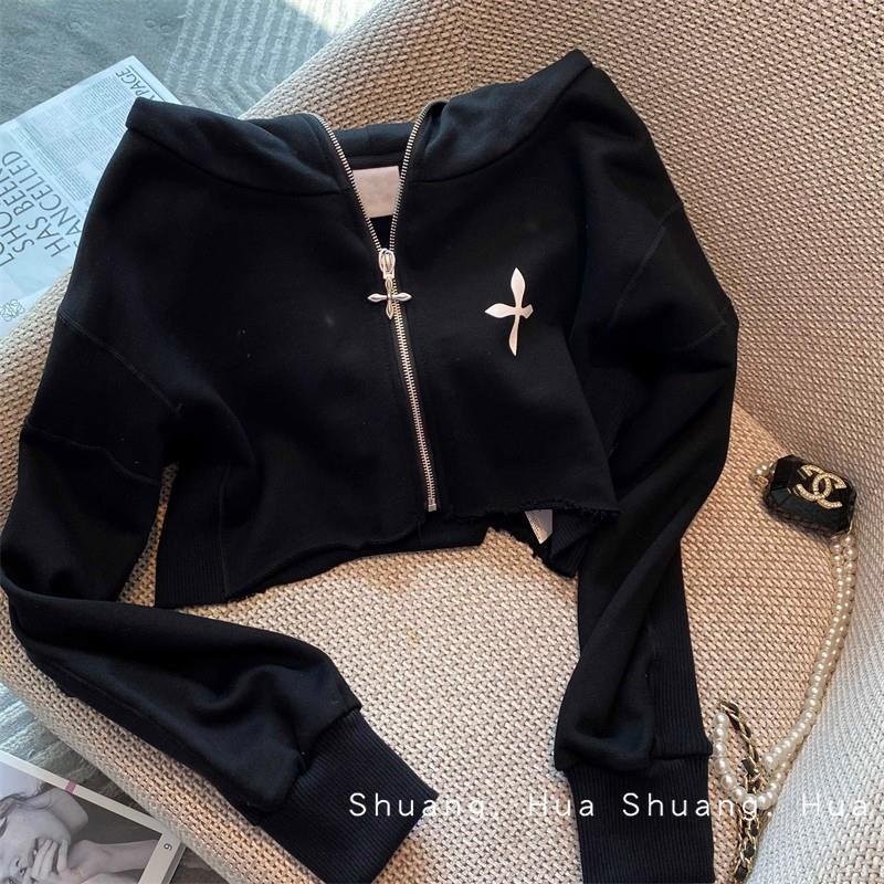 Bộ Đồ Thể Thao Hai Mảnh Áo Hoodie Phong Cách Phương Tây Thời Trang Mùa Hè 2023 Mới